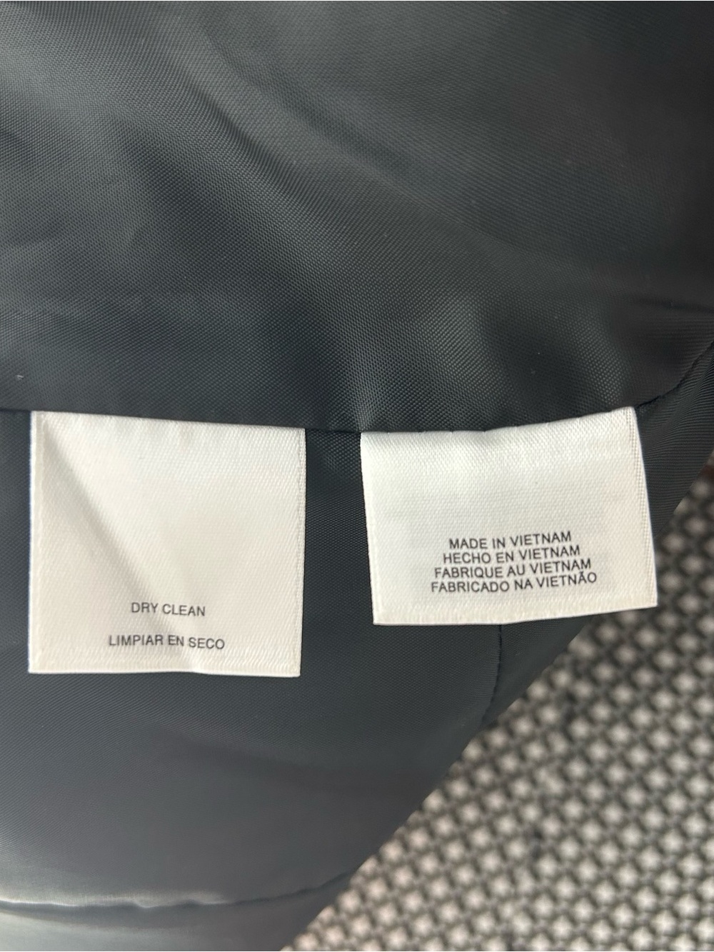 Nine West Black and White Geometric Open-Front Blazer - Picture 5 of 6